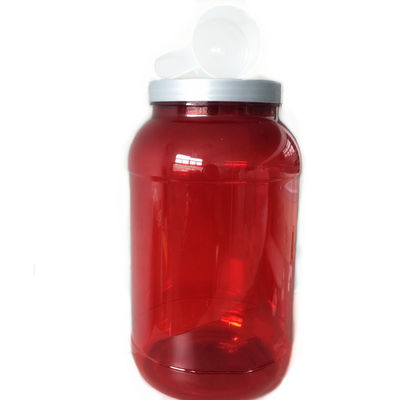 barattolo vuoto di plastica della polvere della proteina dell'ANIMALE DOMESTICO 3000ml intorno a grande capacità