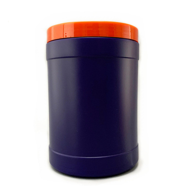 Contenitore di plastica della scatola metallica 1200ml della polvere del caffè del cilindro di FDA con il coperchio