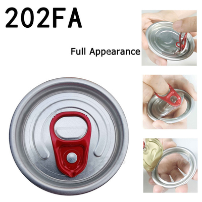 Ring Pulling Open su ordinazione 113 di alluminio può coperchi per le bottiglie della bevanda