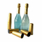Gli strizzacervelli di vetro della bottiglia di vino ricoprono lo SGS nero delle tappiule degli strizzacervelli del PVC dell'oro