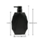 La pompa vuota nera della lozione imbottiglia la bottiglia leggera della pompa dell'erogatore 400ml della crema di fronte