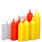 Bottiglia di compressione di Oz dell'erogatore 16 della senape del ketchup del LDPE del commestibile con il cappuccio