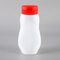 bottiglie di plastica di compressione del LDPE del condimento della salsa dell'insalata 330g con Flip Top Cap
