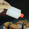 Piccola bottiglia di plastica a perfetta tenuta 15ml 23ml della salsa dei sushi dell'all'aceto di Squeezy del quadrato