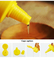 La chiara compressione di plastica su misura imbottiglia piccolo Honey Jugs riutilizzabile 110ml